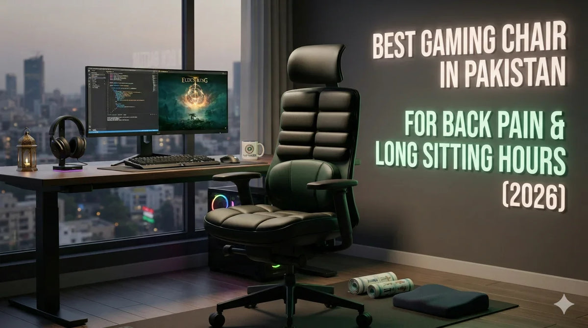 Best ergonomic gaming chair for back pain and long sitting hours Pakistan 2026 – The Revive Tech
