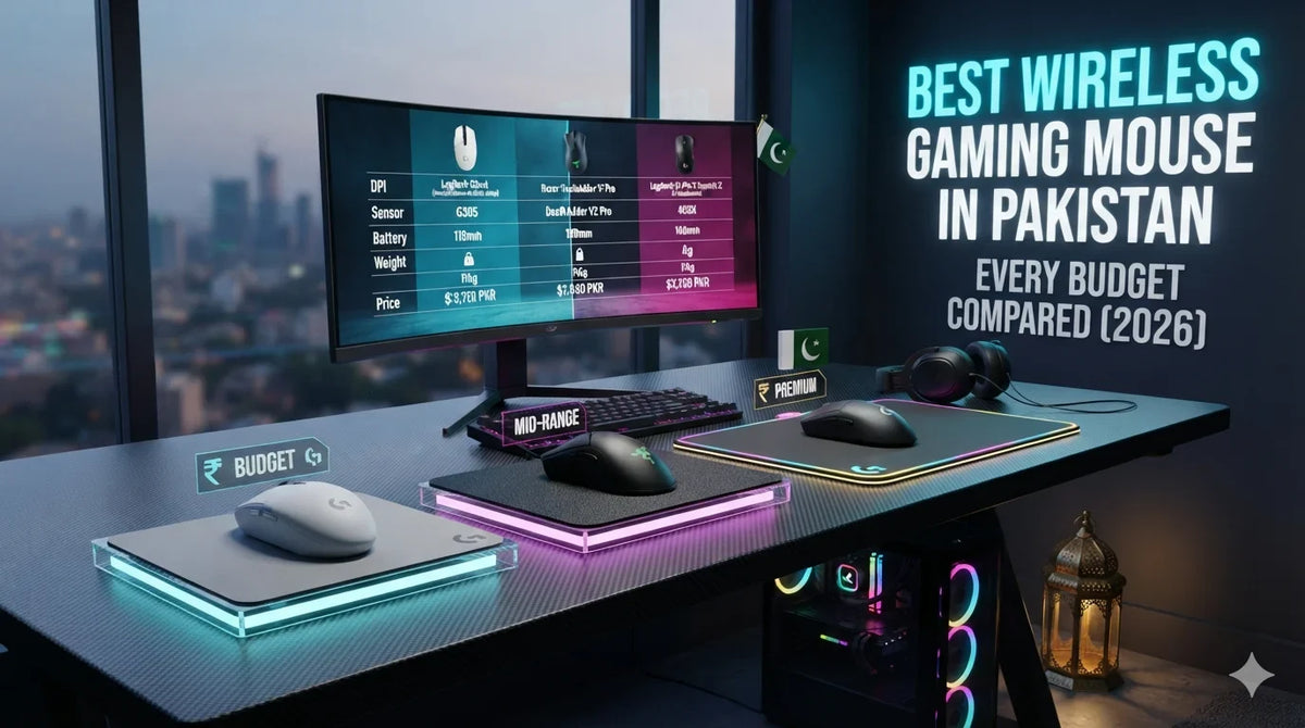 Best wireless gaming mouse comparison across every budget Pakistan 2026 – The Revive Tech
