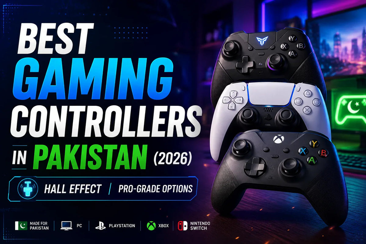 EasySMX and Razer Wolverine V2 Pro Hall Effect controller comparison Pakistan 2026 – The Revive Tech