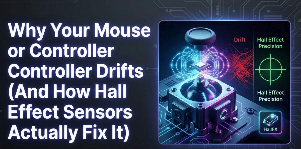 Hall Effect sensor technology explained for drift-free controllers and keyboards – The Revive Tech