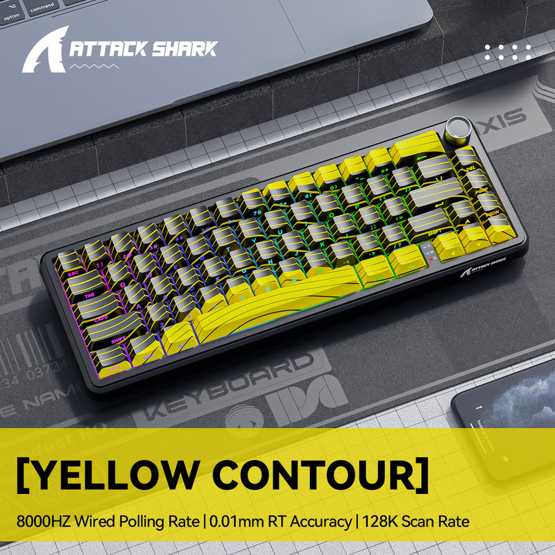 ATTACK SHARK X65PRO HE Wireless Rapid Trigger Keyboard Magnetic Switch