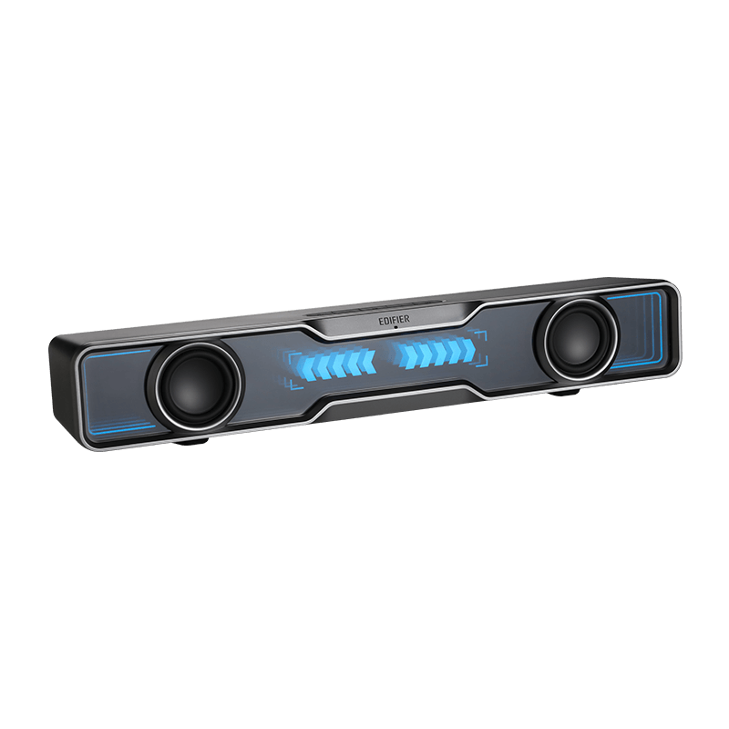 Edifier QS30 Soundbar – USB Powered PC Speaker with Dynamic Lighting & Quality Audio, Black
