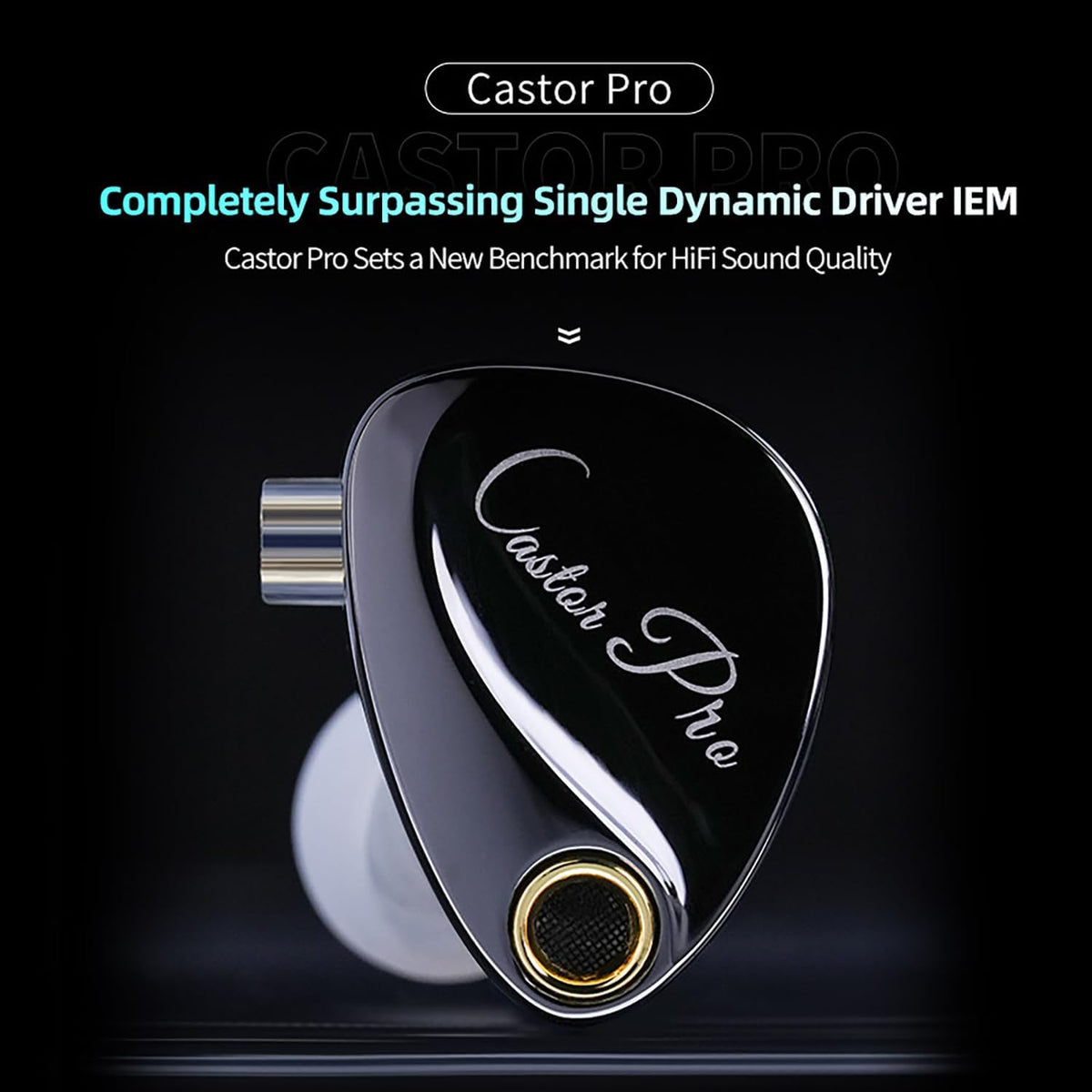 KZ Castor Tunable in Ear Monitor HiFi Improved Bass in Ear Headphone