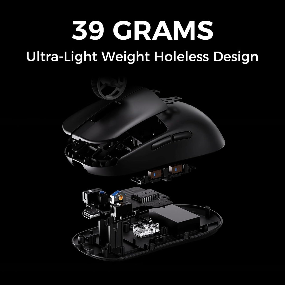 MCHOSE L7 Ultra Plus  Ultra-Lightweight Wireless Gaming Mouse