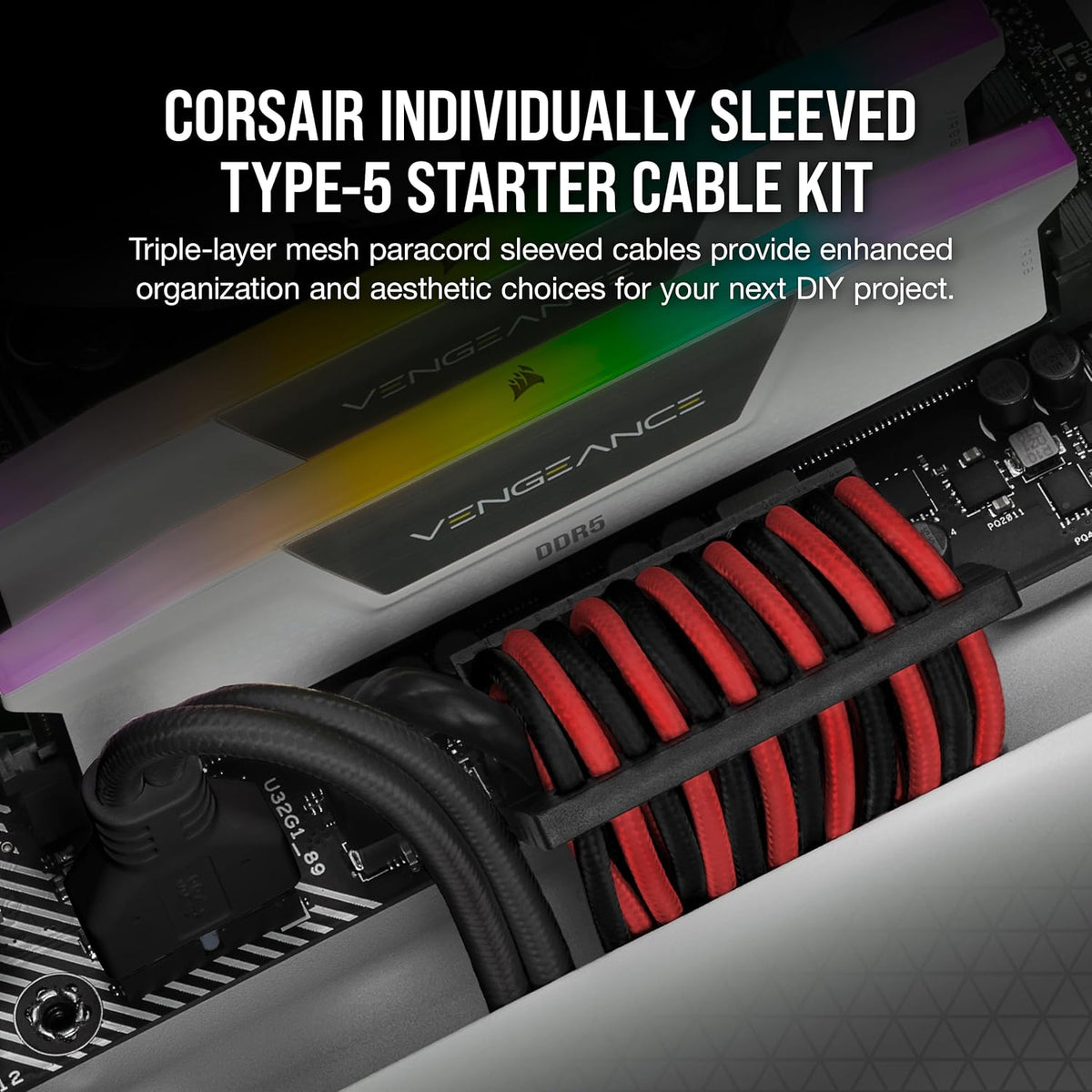 Corsair Premium Individually Sleeved Cabels