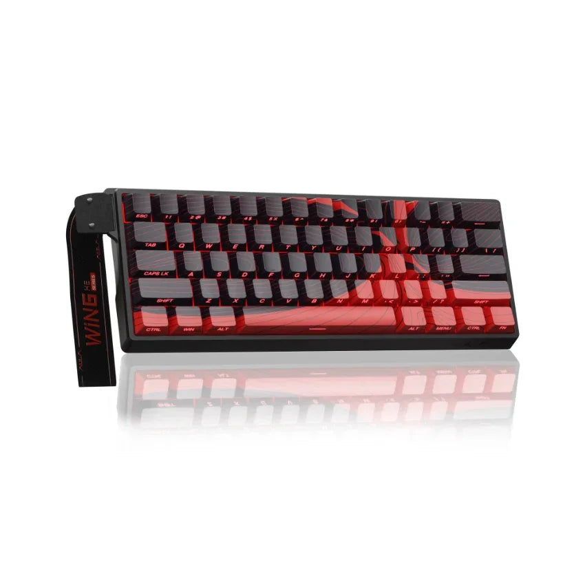 AULA WIN68 HE Max Wired Mechanical Keyboard Black Red – Wing Chun Magnetic Switch