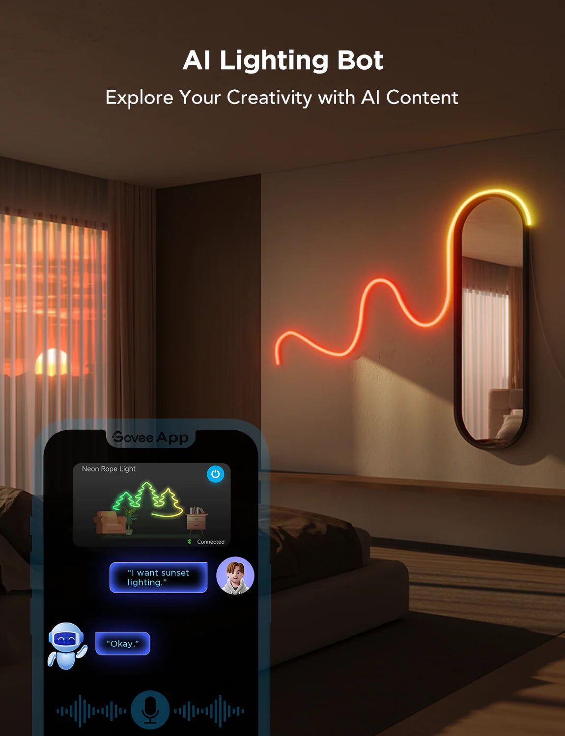Govee Neon Rope Light 2 – RGBIC Flexible Neon Strip (Pakistan)