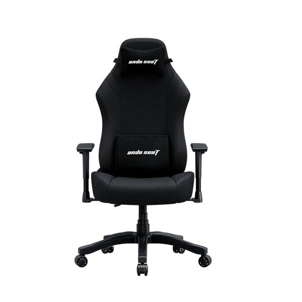 Anda Seat Luna Gaming Chair Fabric Ergonomic Reclining Video Game Chair Black