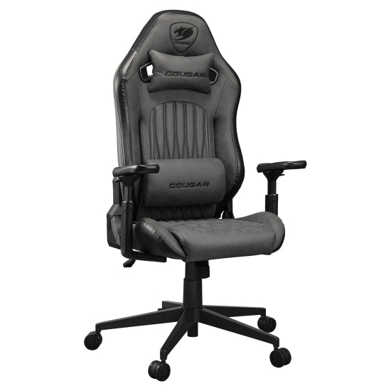COUGAR EXPLORE ROYAL GRAY F VC Leather 3D Hyperrotation Armrest Gaming Chair