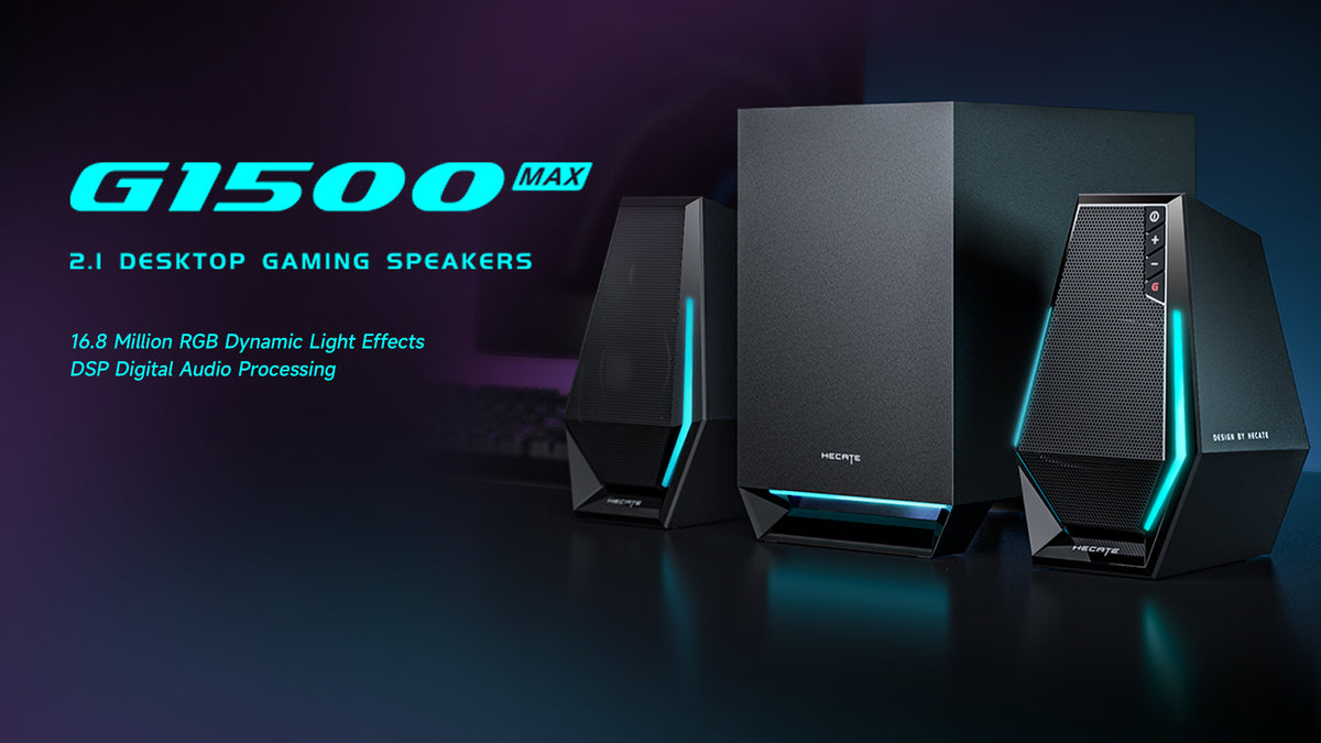 EDIFIER G1500 Max | 2.1 Desktop Gaming Speakers for PC and Home Cinema