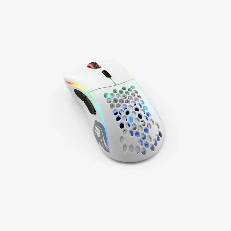 Glorious Model D Minus Wireless RGB Gaming Mouse – Black/White (OPEN BOX)-Glorious Gaming