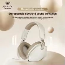 AULA A500 Tri-Mode Wireless & USB Wired Gaming Headset-Gold