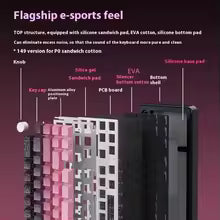 Xinmeng Beat65 4.0 Rapid Trigger RGB Gaming Keyboard, Adjustable Actuation Hall Effect Magnetic Switch