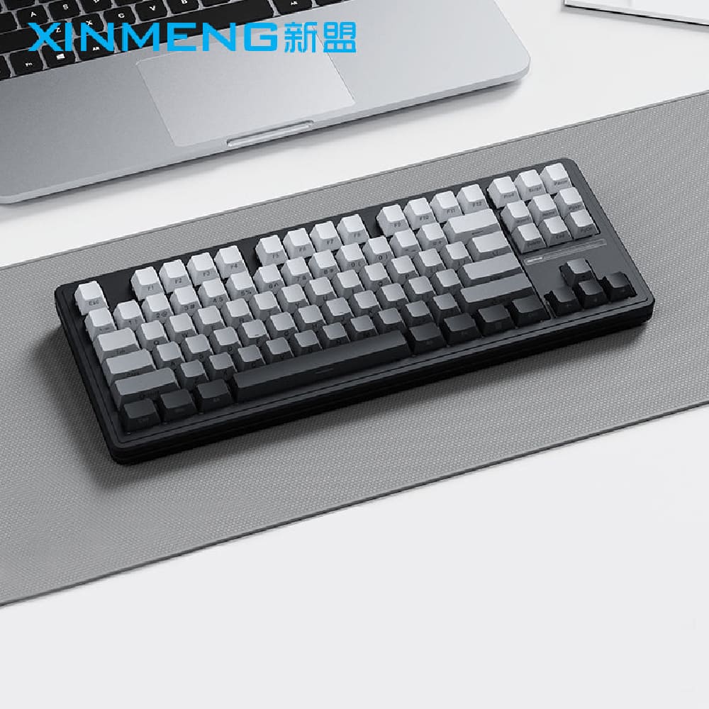 XINMENG M87 Pro V2 Tri-Mode Gasket Mechanical Keyboard – Gradient Black – Rocket Racoon