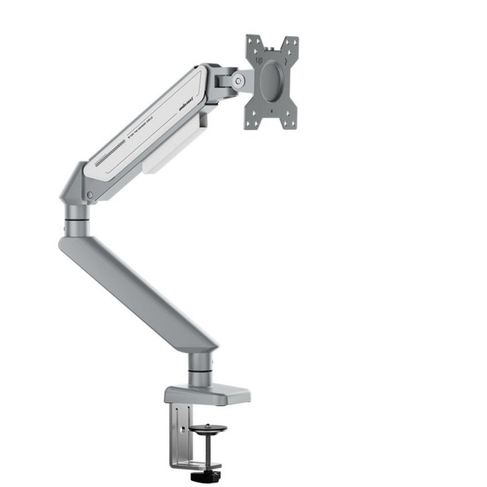 Anda Seat Stealth II Ergonomic Single Monitor Arm Silver White |AD-W-A6D-1S-FW