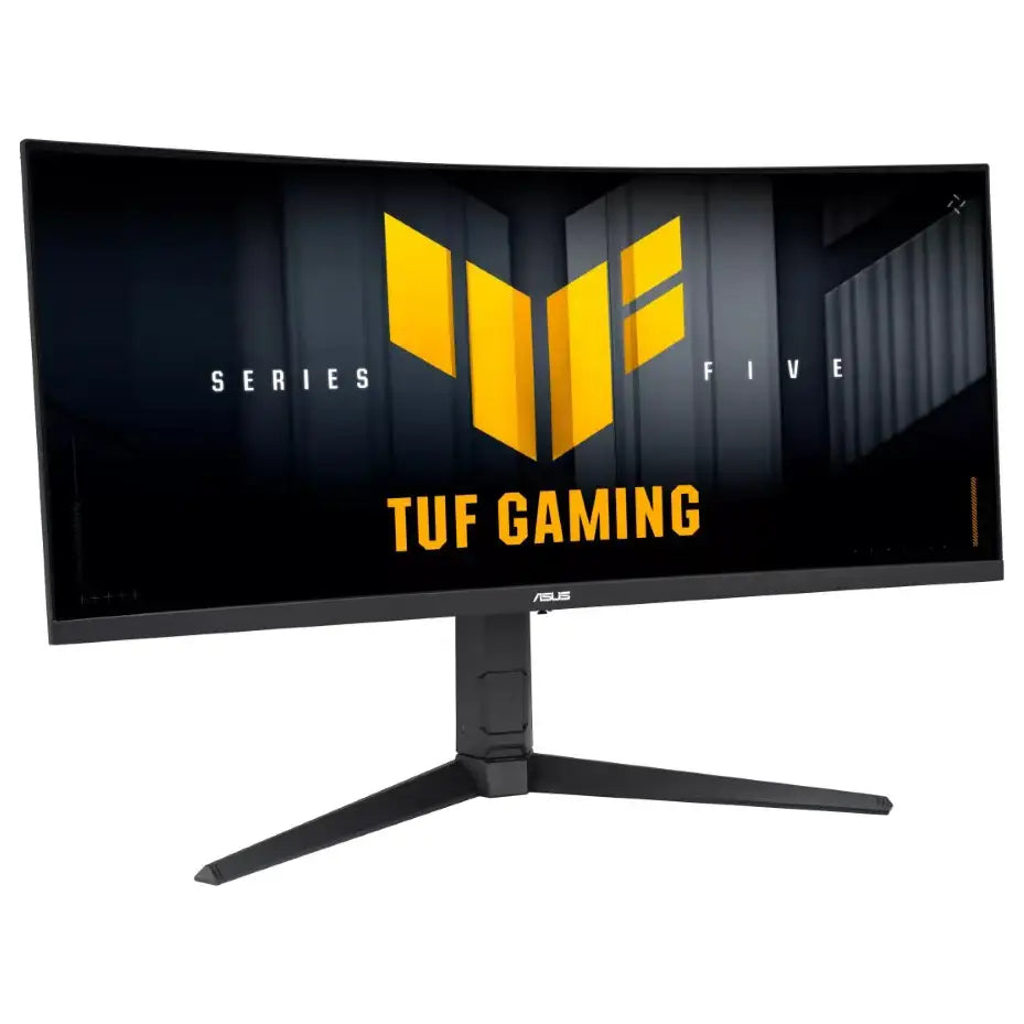 Asus Tuf Gaming VG34WQML5A Series 5 Curved Gaming Monitor – 34-inch WQHD Fast VA Panel, 1500R Curved Design, 250Hz(OC), 0.5ms, AMD FreeSync™ Premium, Extreme Low Motion Blur, VESA DisplayHDR 400, 95% DCI-P3, Display Widget Center, Gaming AI
