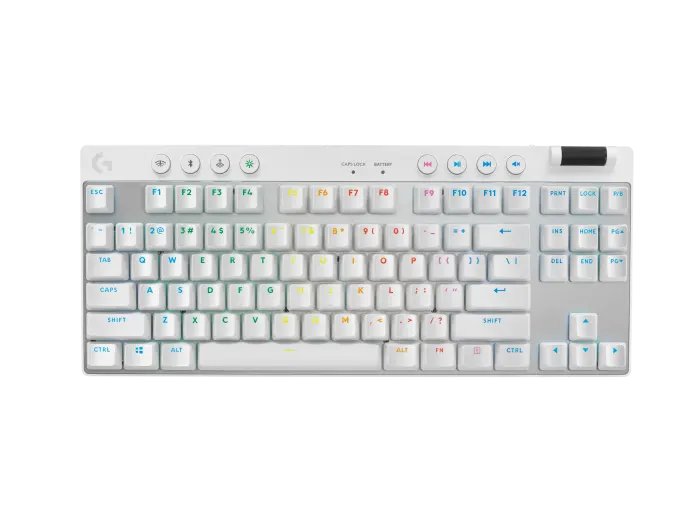 Logitech G Pro X TKL Lightspeed Wireless Mechanical Gaming Keyboard - White (Tactile Switches)