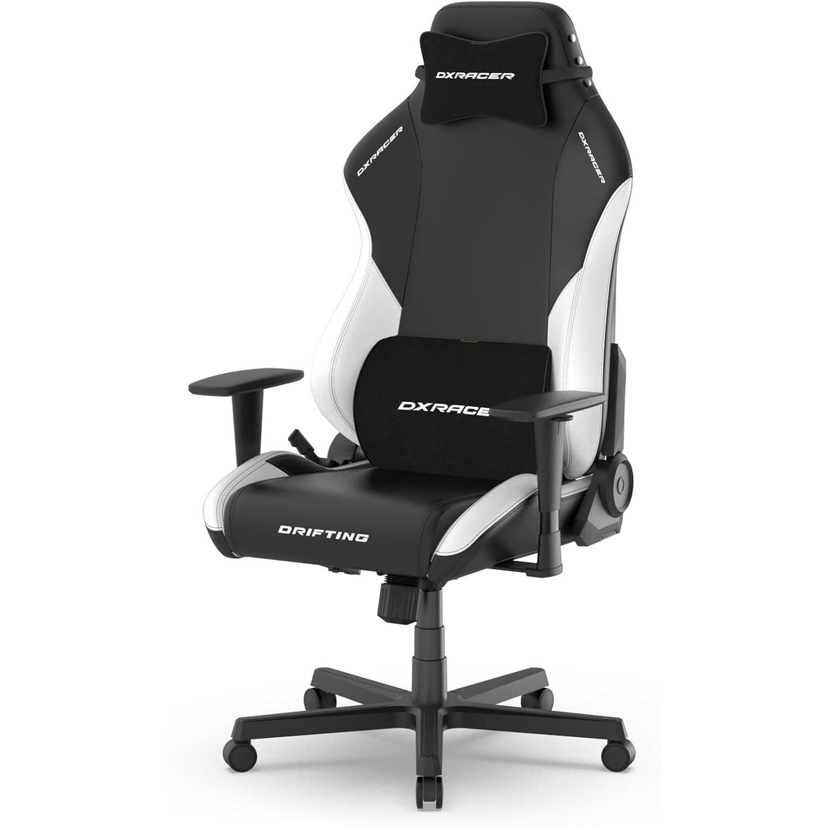 DXRacer Drifting Series Large Size Color: Black / White.