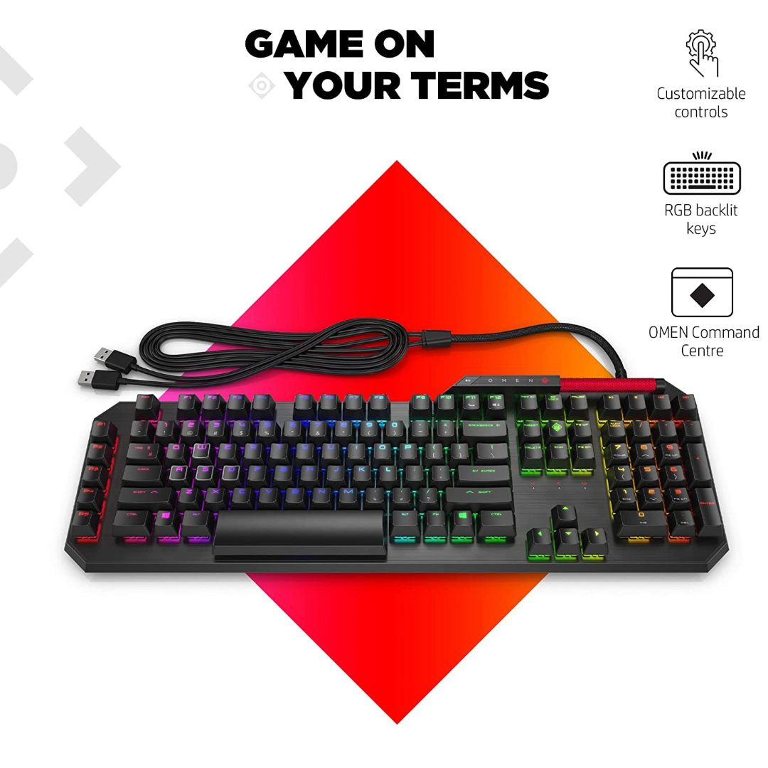 HP Omen Sequencer Optical-Mechanical Gaming Keyboard