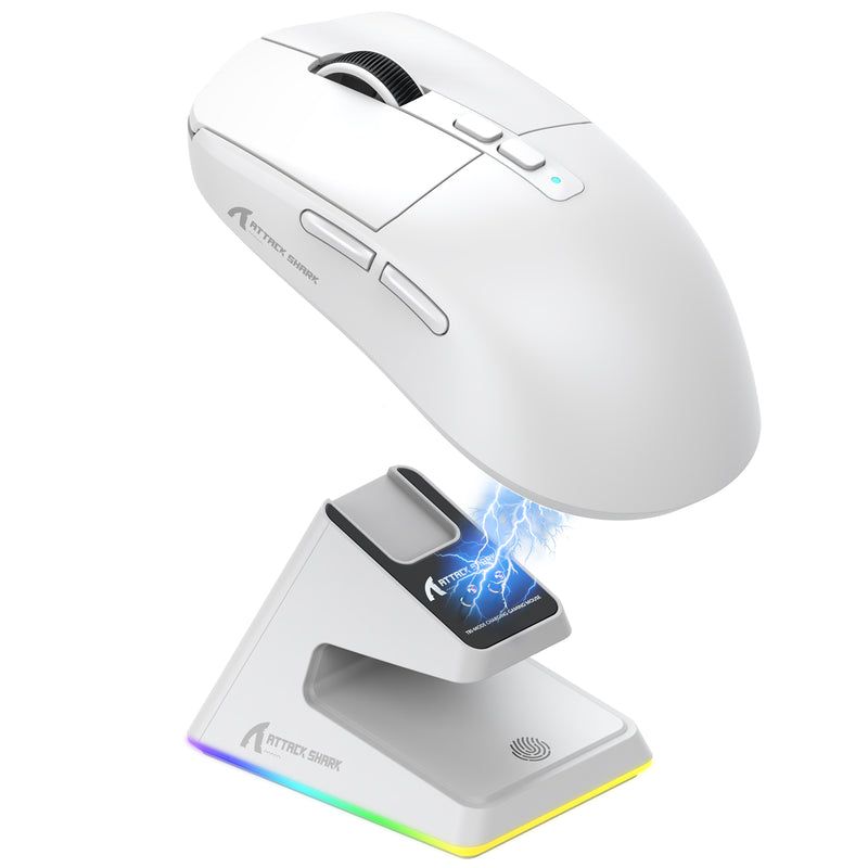 ATTACK SHARK X6 Three Modes Gaming Mouse With Charging Dock